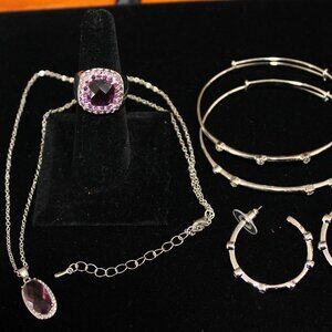 Nikola Valenti White Gold African Violet Necklace And More